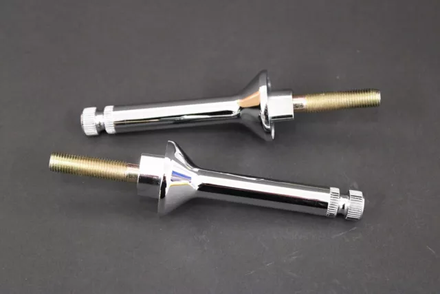 NEW Kawasaki Kh250 Kh400 2x  Long Indicator Stems 90mm Chromed Metal KZ D3-03