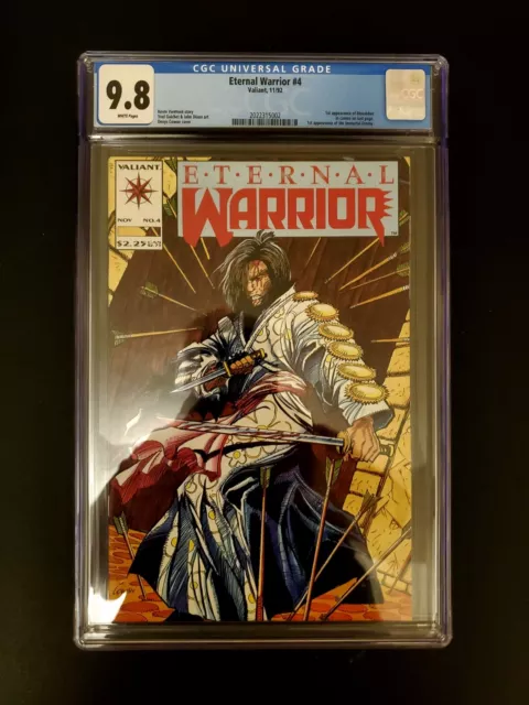 Eternal Warrior #4 Cgc 9.8 1St Bloodshot