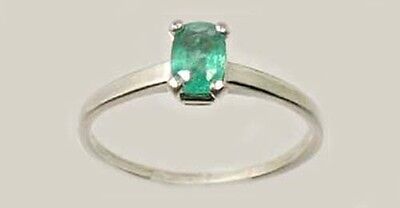Colombian Emerald Ring ½ct Antique 19thC - Gem of Ancient Greece Aristotle Plato