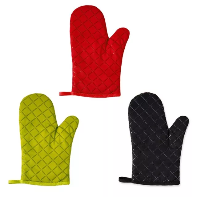 Hot Heat Resistant Baking Tool Oven Gloves Cooking Mitts Microwave Insulation