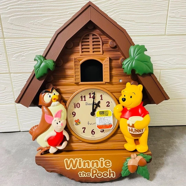 SEIKO WINNIE THE Pooh Cuckoo Wall Clock FW713B Musical W/Box New Japan
