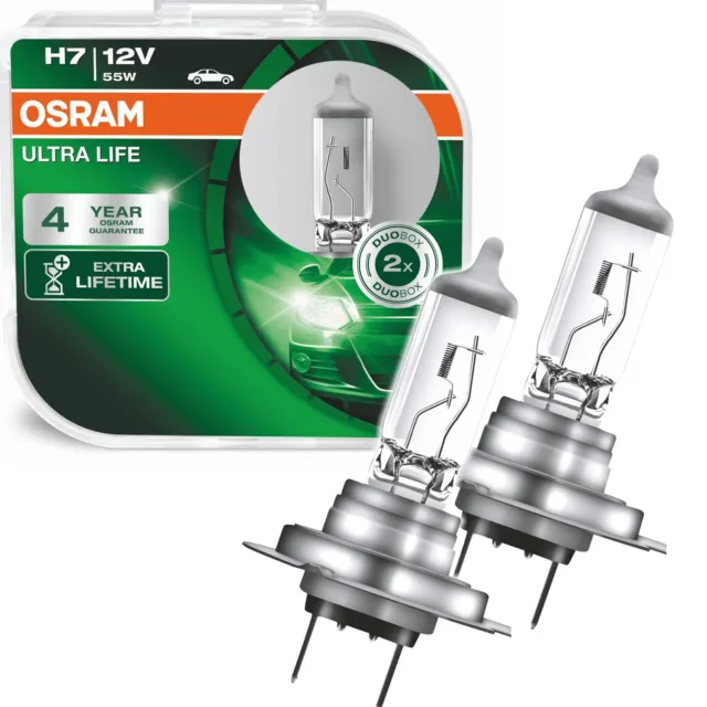 OSRAM H7 ULTRA LIFE 12V 55W 2er Set LongLife Halogenlampe 64210ULT