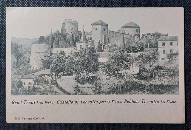 Croazia - Fiume - Castello di Tersatto.