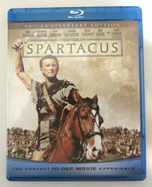 SPARTACUS  (Blu-ray,2010, 50th Anniversary Edition) Read Description Section