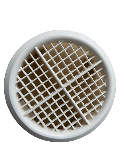 Steckdeckenentlüftung - weiß 70 mm