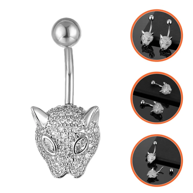 Anello ombelico zircone signorina cordone ombelicale piercing ombelico