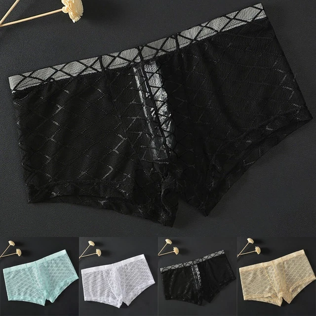Slip Résille Respirant Homme – Transparent Léger – Taille M à 2XL – Neuf Avec Étiquettes
