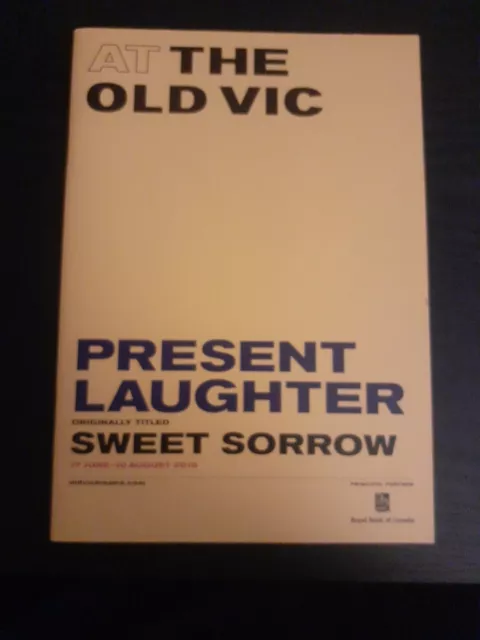 Old Vic, Present Laughter Theatre Programme, 2019, Andrew Scott