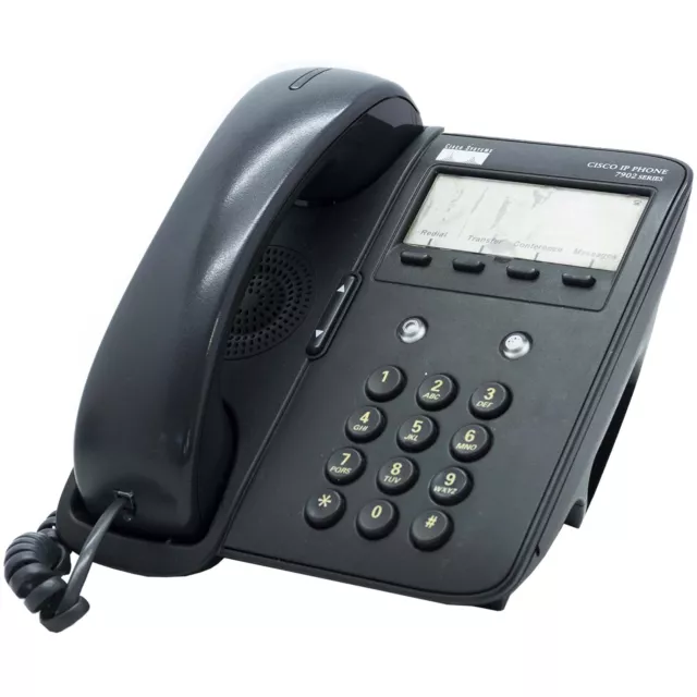 Cisco Ip Phone Telefono Poe 7902 Cp-7902G Aziendale Ufficio A Cornetta Voip Poe-