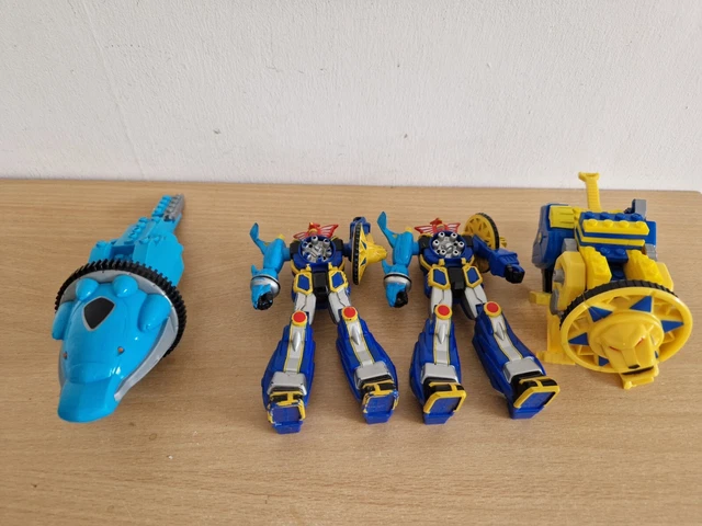Power Ranger Dolphin POWER RANGERS NINJA Storm Mega Bloks Lion, Dolphin & Megazord Figures £ ...