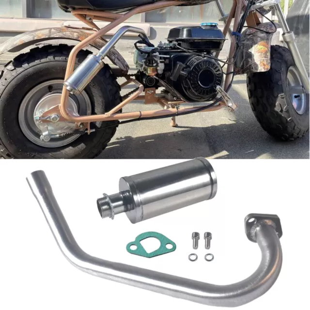 Upgrade Exhaust Pipe W/Muffler For Coleman CT200U 212cc 196cc Go Kart Mini Bike