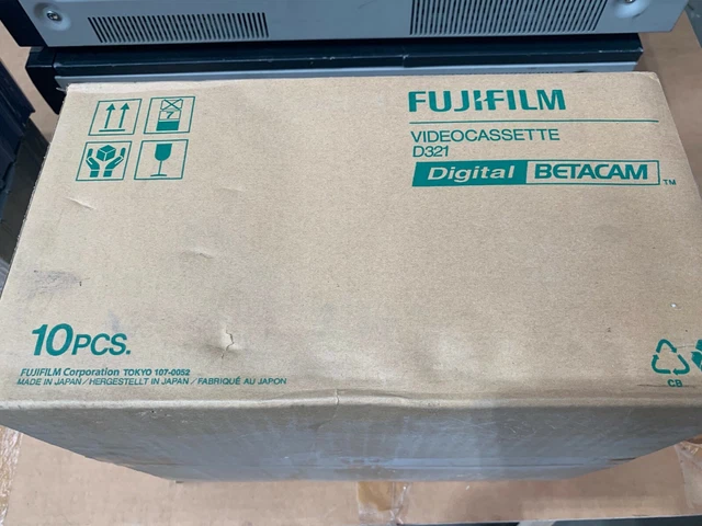 Lot de 4 cassettes professionnelles Digital Betacam Fuji D321 D32