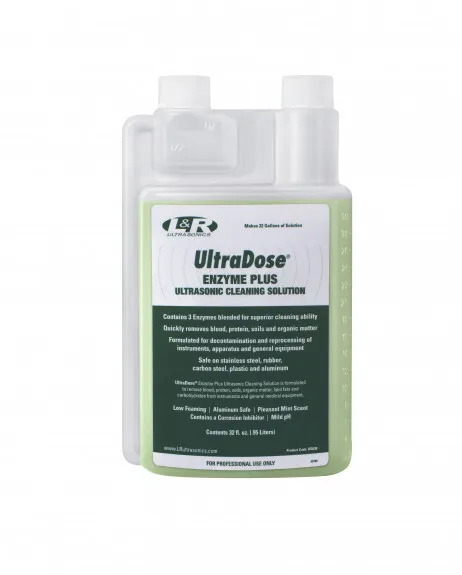 L&R 038 UltraDose Enzyme Plus UD038 Ultrasonic Cleaning Solution 32 Oz