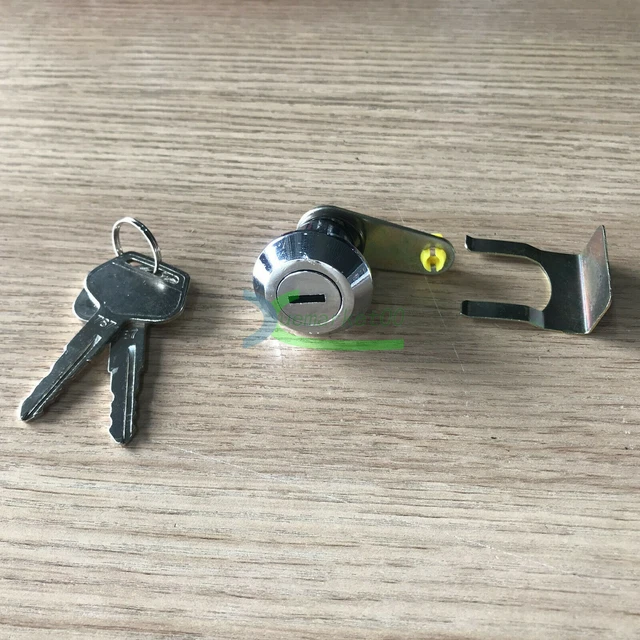 Cab Door Lock Cylinder W/2 Keys Fit For Komatsu PC120-5 PC200-5 PC60-6 Excavator