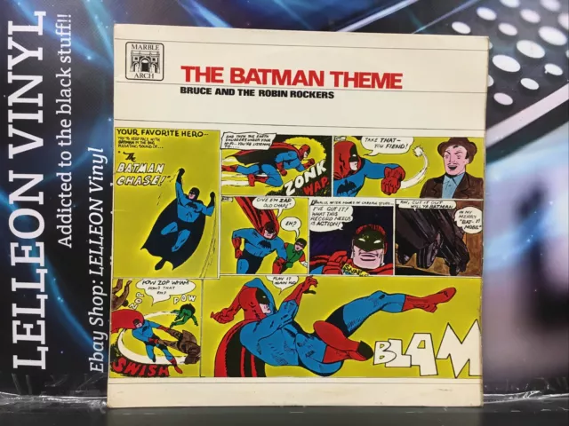 Bruce And The Robin Rockers The Batman Theme LP Album Vinyl Schallplatte TV Pop 60er Jahre