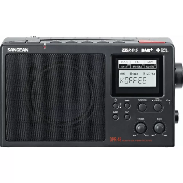 Sangean AM/DAB+/FM-RDS Digital Radio DPR45