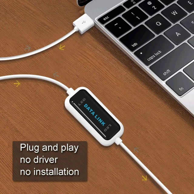 High Speed USB Pc to Pc Online Share Sync Link Net Direct Data File Transfer AUS