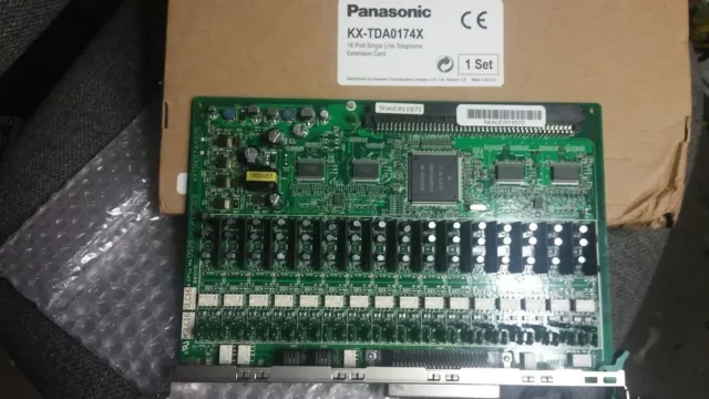 Panasonic Kx-Tda0174 16 Port  Slc Card Refurbished Done By Esc,Inc