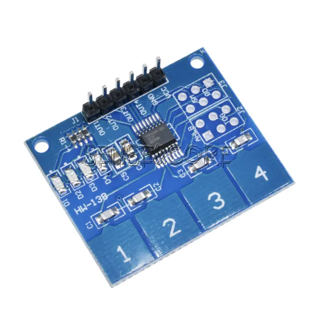 TTP224 4 Channel Digital Touch Sensor Module Capacitive Touch Switch Button