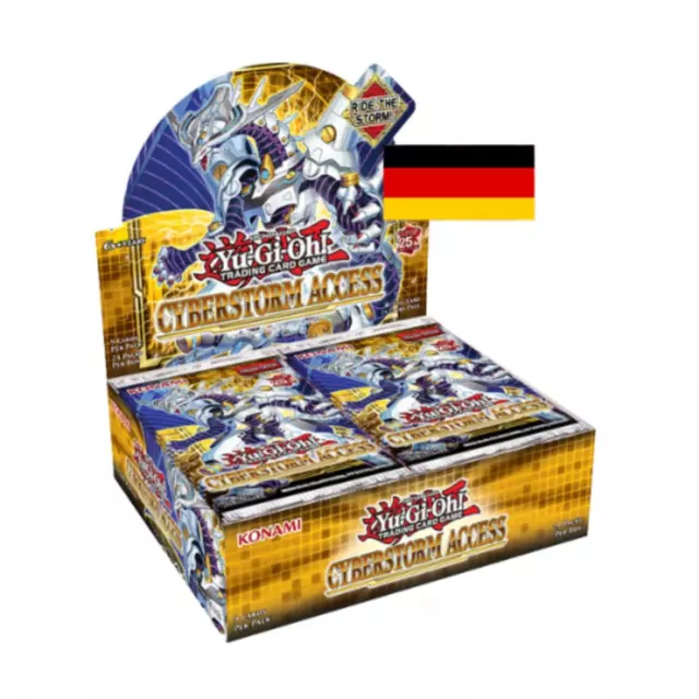 Yu-Gi-Oh! Core Booster Cyberstorm Access Display deutsch