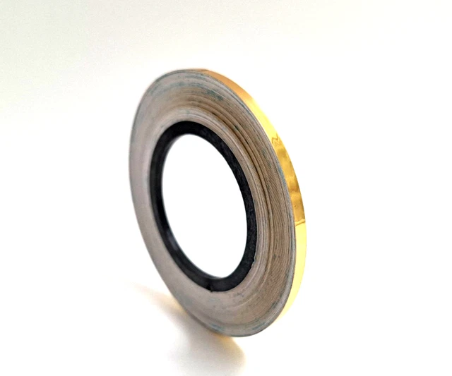 10x Zierstreifen 6mm Gold Matt 10 Meter Aufkleber Sticker PKW