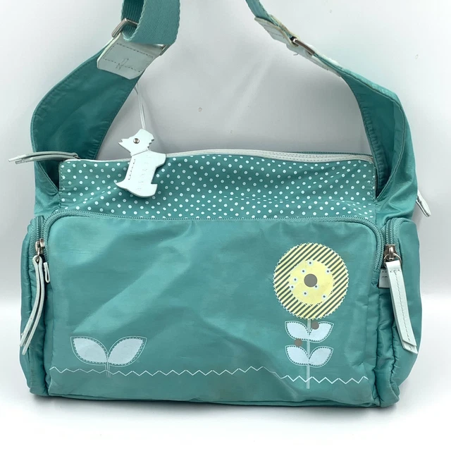 Radley Of London Compact Changing Travel Bag Baby Bag In Green/Turquoise