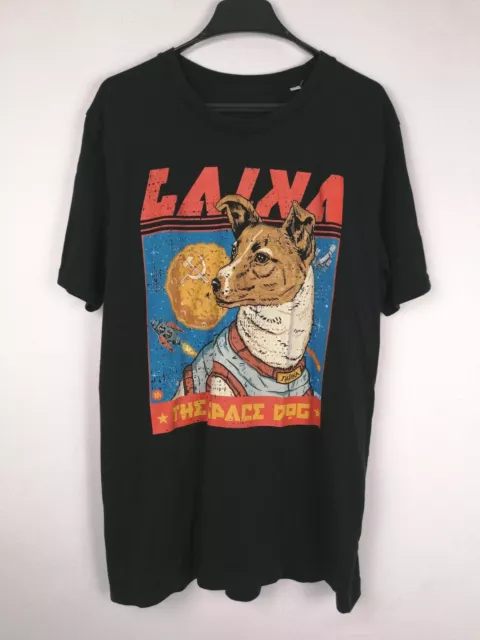 Laika The Space Dog T Shirt Mens Size EUR Large US Medium