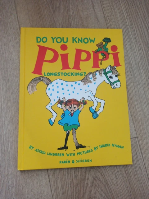 DO YOU KNOW Pippi Longstocking? Astrid Lindgren Book £2.50 - PicClick UK