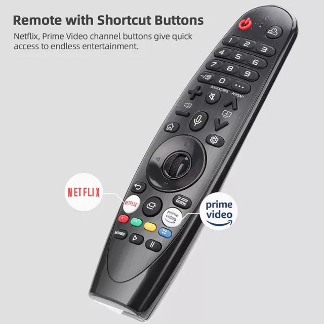 Remote de remplacement pour LG Smart TV Uhd Oled Qned avec sans voix