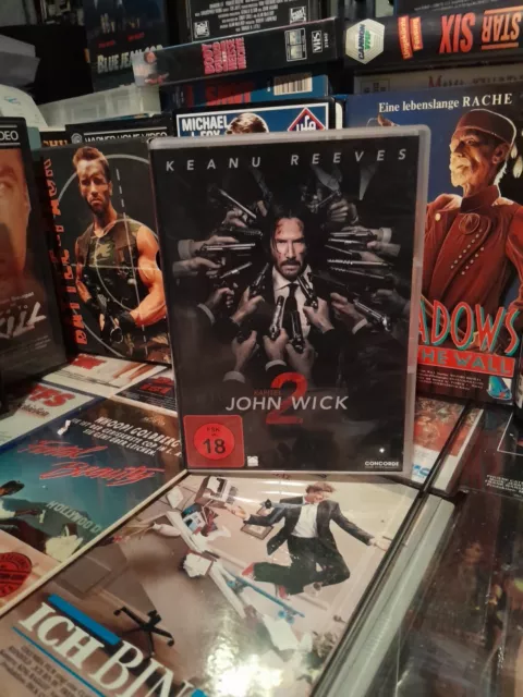 John Wick  Kapitel 2 -Keanu Reeves Ist Der Kult Profi Killer Legendär  DVD