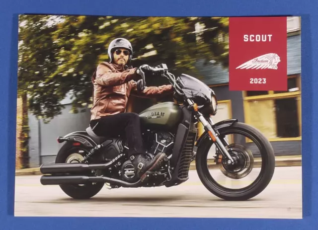 Prl) Moto 2023 Indian Scout Motorcycle Bike Catalogo Brochure Depliant Biker Usa