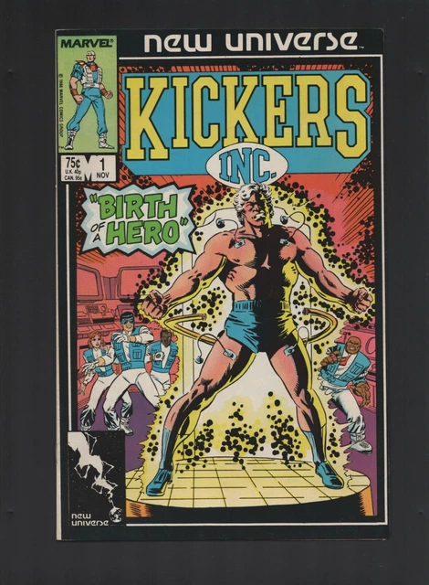 Marvel Comics Kickers INC. 1986 November Vol 1 NO #1 Comic Book Comicbook