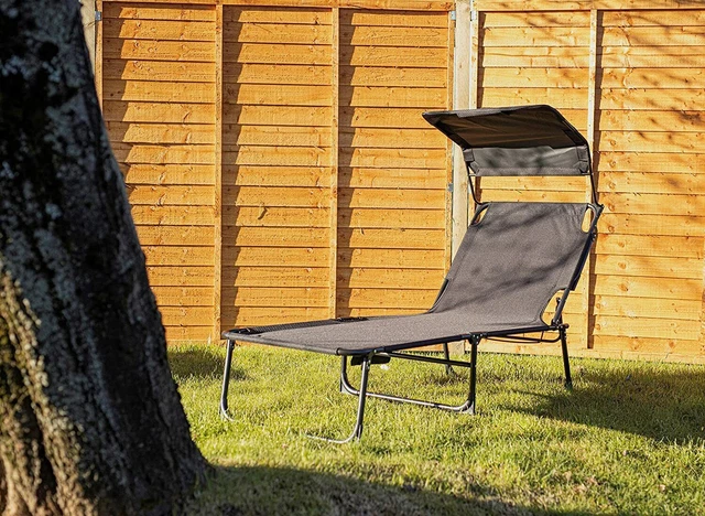 Gardenline folding sales recliner chair