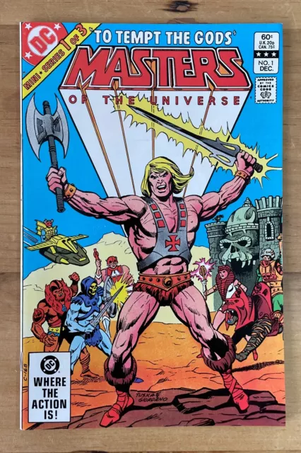 Masters Of The Universe #1 ~ Dc Comics 1982 ~ Vf+ Stock Photo