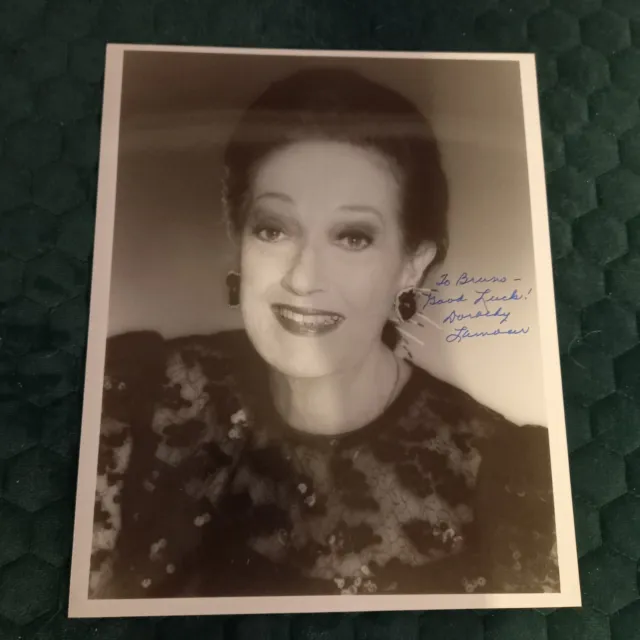 Autographe Dorothy Lamour - Photo dédicacée - Actrice-