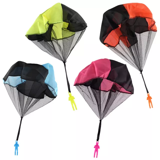 Kids Hand Throwing Parachute Toy Figure Soldier Outdoor Fun Sports Play Game --❤