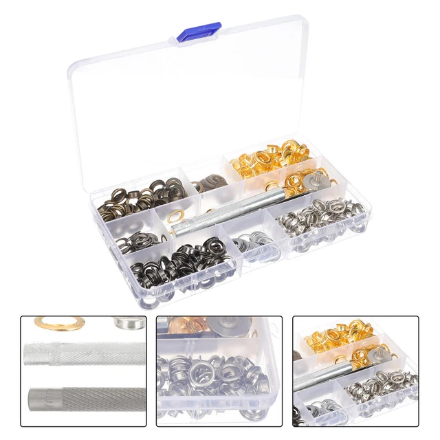 1 Set Grommet Tool Kit Ojal Ajuste Ojales Ajuste Herramienta Túnel para Trampas