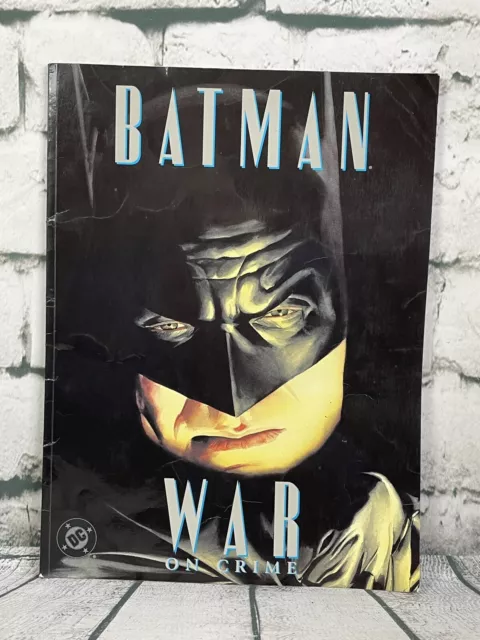 RARE Batman War on Crime Comic Book DC Oversized 13.5” X 10” Nov 1999 Alex Ross