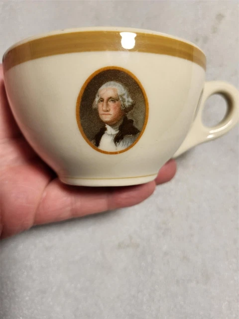 Vintage Syracuse C&O Chesapeake & Ohio George Washington RR China Coffee Cup