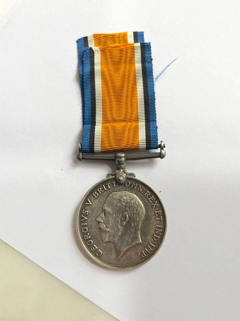 British War Medal WW1 with Ribbon Private W H Hunt Royal Fusiliers  11250