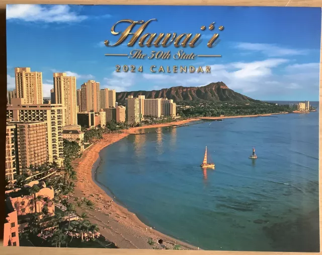 HAWAII THE 50TH State 2024 Calendar 3.00 PicClick