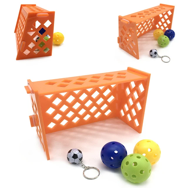 2 Sets Vogel Fußball Spielzeug Interaktive Papagei Spielzeug 3
