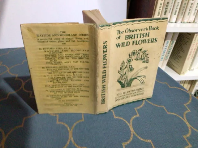 observers book of british wild flowers 1st Ed 1937: