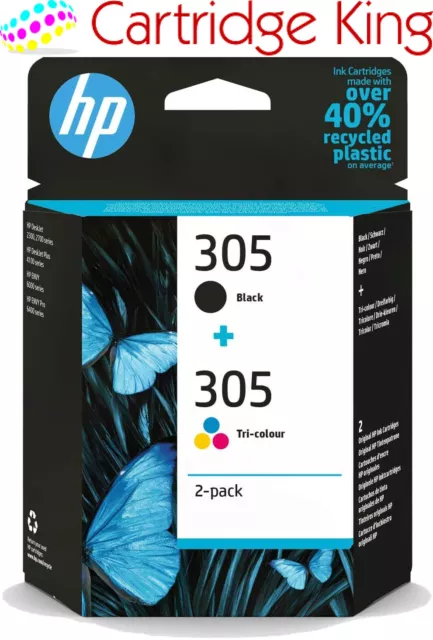 HP 305 std 2-pack Black/Tri-colour ink pack for Deskjet 2710