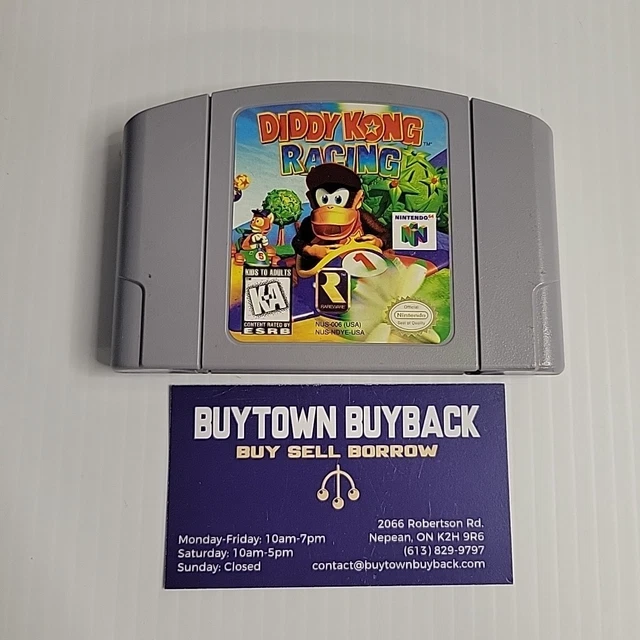 DIDDY KONG RACING (Nintendo 64 N64, 1997) Cartridge Only - Main Image
