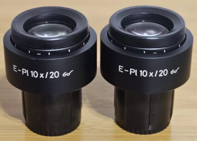 Zeiss 44 42 32 E-Pl 10x/20 Microscope Eyepiece Set