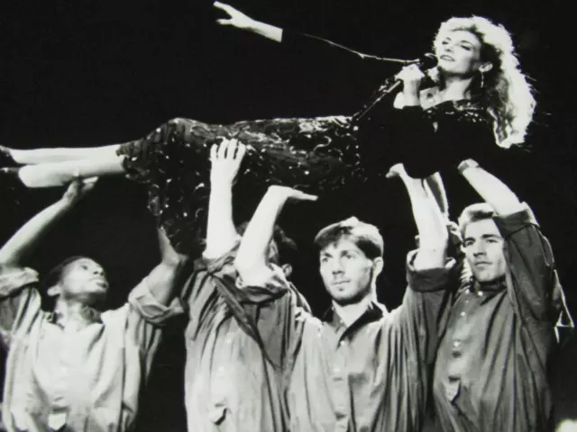 Ute Lemper 1987 (Tänzerin, Sängerin, Schauspielerin) Promo Press Photo Foto 20,3