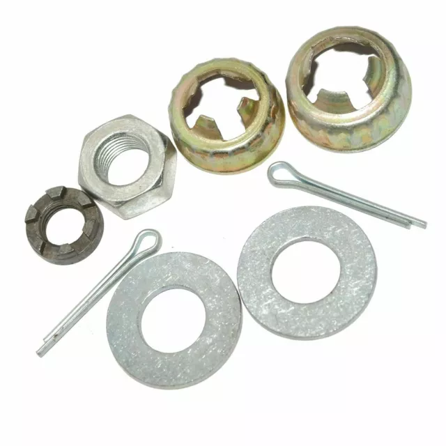 New Vespa LML PX Star Stella Rear & Front Hub Wheel Nut Washer Kit