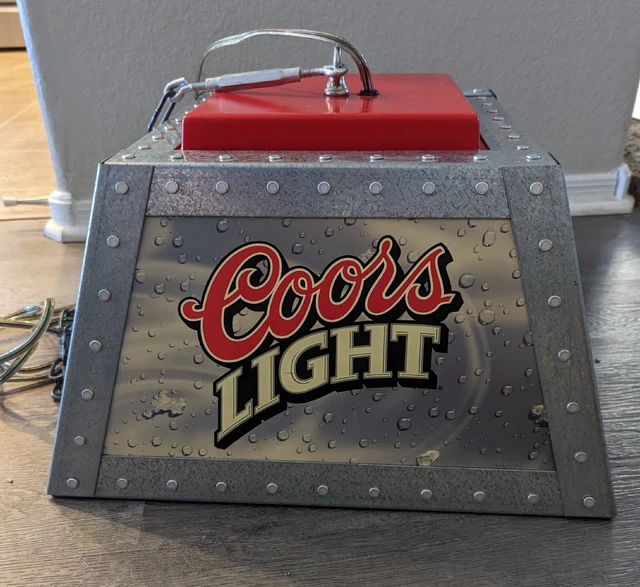 Coors Light Hanging Lamp 2003 Vtg, Excellent Condition, Rare!