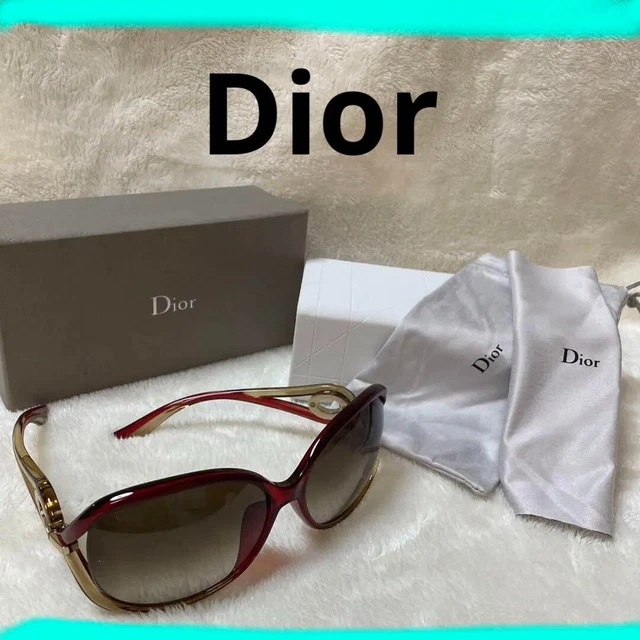 Christian Dior Sunglasses Ladies Dior Volute2F Red Gold Made in Italy